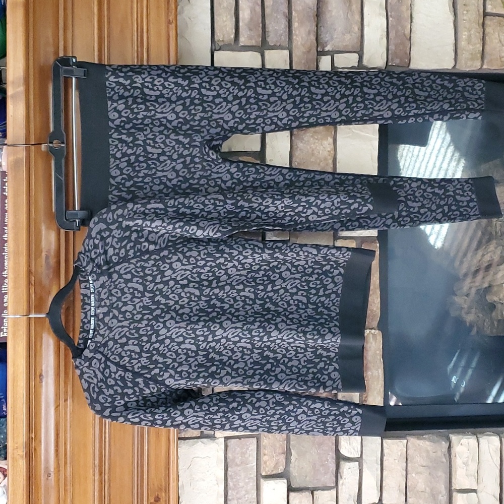 Steve Madden leapord print long sleeve and tights size small